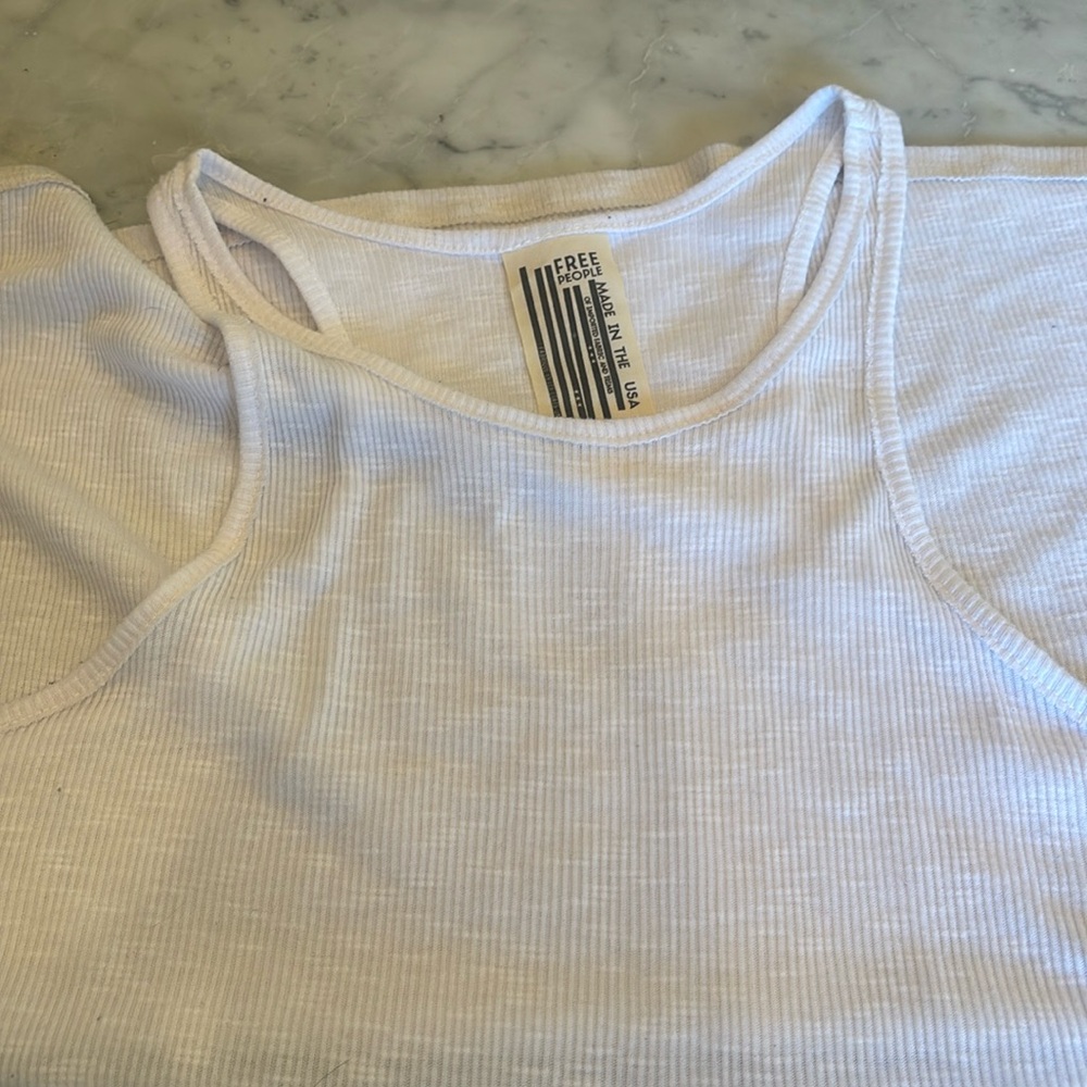FREE people white tank